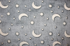 Reststück: 0,75m - Wellness Fleece Glow in the Dark