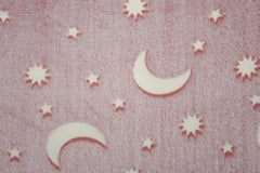 Wellness Fleece Glow in the Dark Sonne, Mond + Sterne
