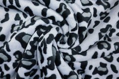 Wellnessfleece Leo Look - grau