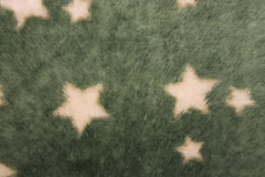 Wellness Fleece Mini Stars - grün