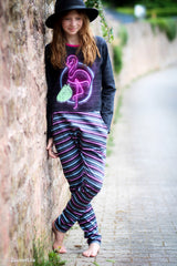 Panel French Terry Glow by Lycklig Design - Flamingo