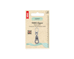 Zipper VENO Rundöse - silberfarbig - 210354