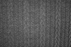Zopfstrick Jacquard Fenja - 7002 dunkelgrau