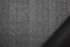 Zopfstrick Jacquard Fenja - 7002 dunkelgrau