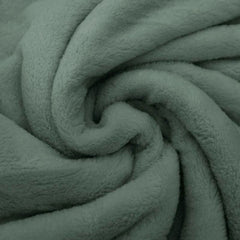 Reststück: 0,80 m Wellness Fleece uni altgrün