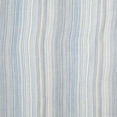 Double Gauze Musselin Feine Streifen - blau