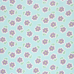 Double Gauze Musselin Flieder Flower