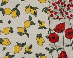 Beschichteter Canvas Leinenoptik Marina