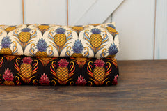 Viskose Webware Pineapple Bloom by Bienvenido Colorido