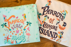 Panel Baumwolljersey Parrots by Bienvenido Colorido