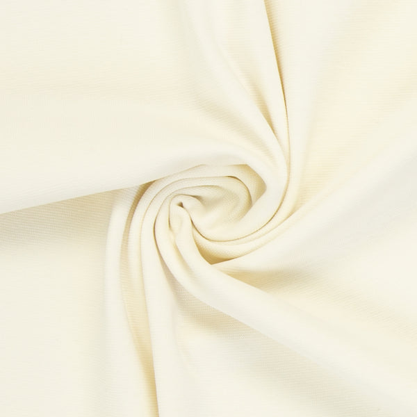 Bündchenstoff Heike Uni - Saison HW26/27 - 009 naturweiß