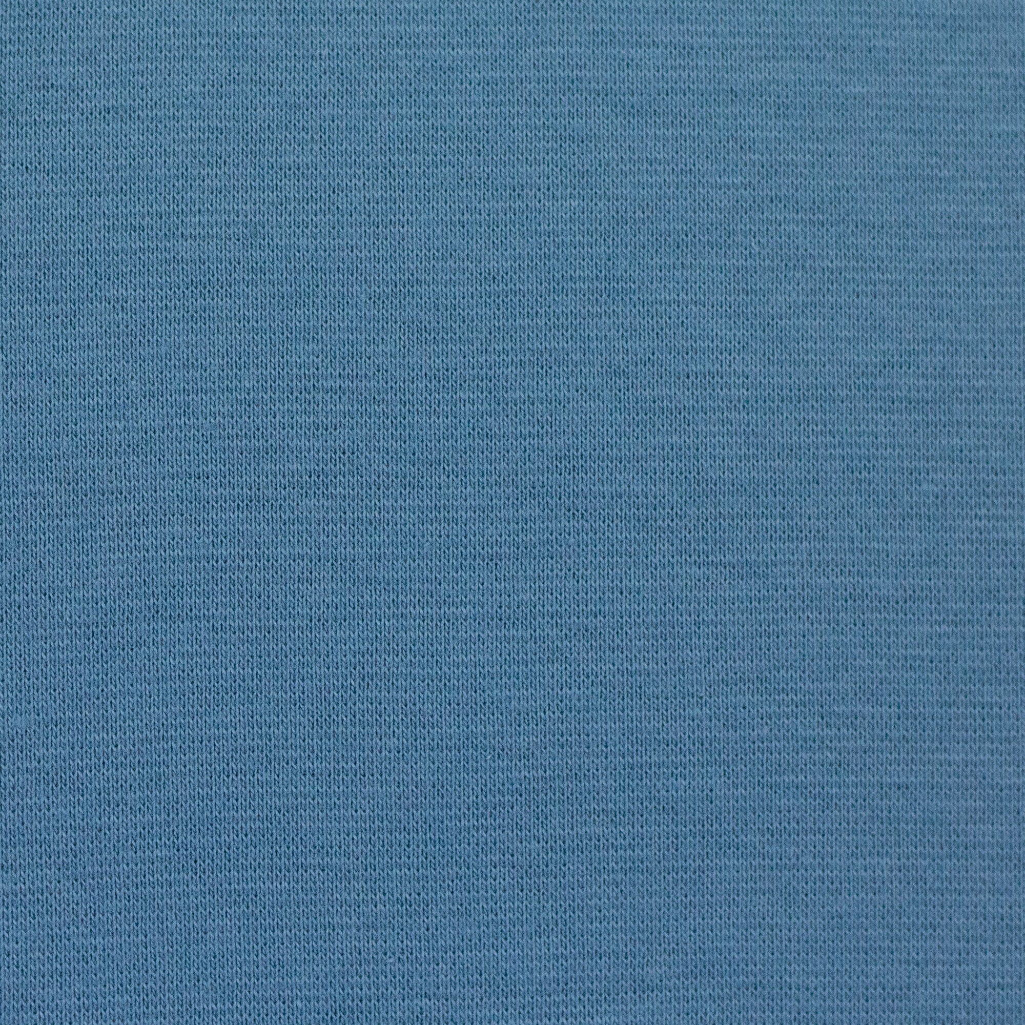 Bündchenstoff Heike Uni taubenblau - Saison HW26/27 bei Der Buntspecht