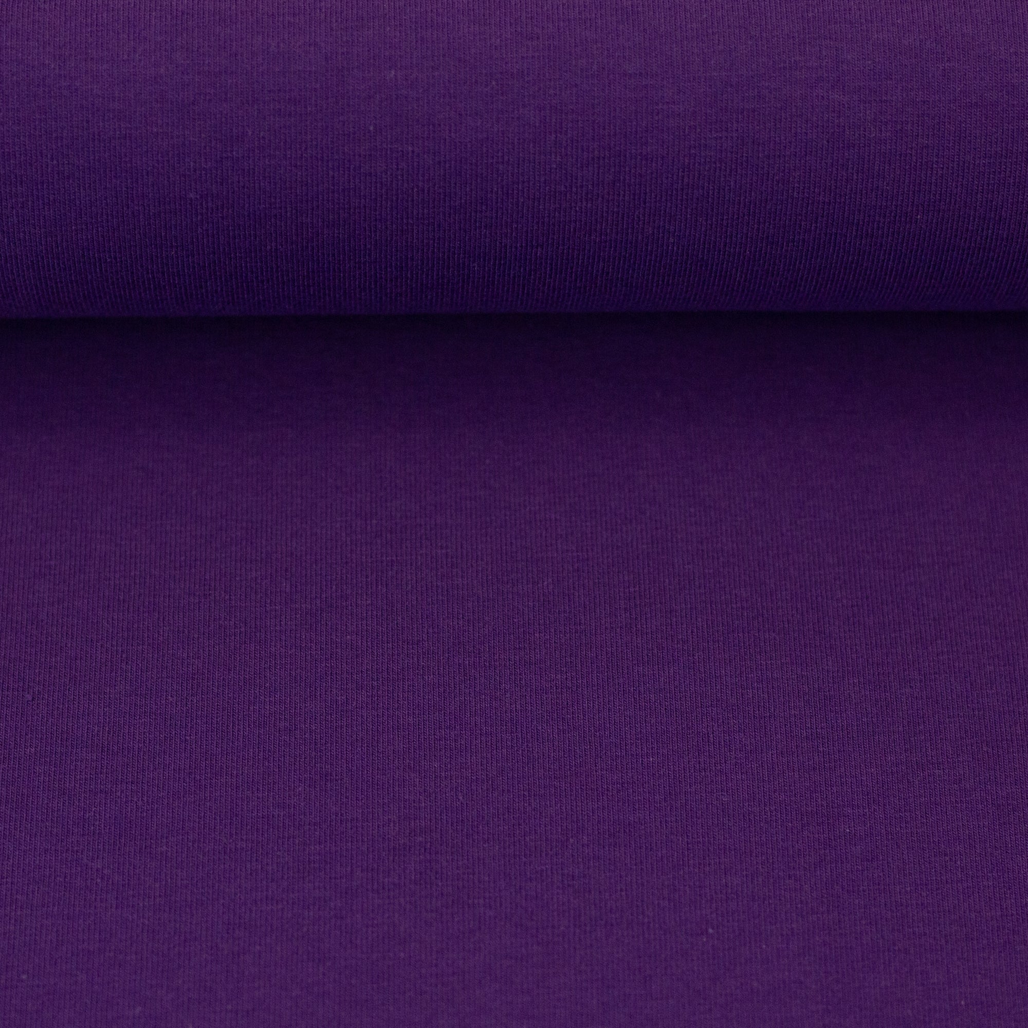 French Terry Maike Uni violett - Saison HW26/27 bei Der Buntspecht