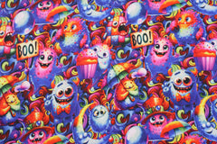 Alpenfleece Digital Crazy Rainbow Monster