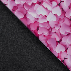 Alpenfleece Digital 3D Hearts