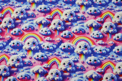 Alpenfleece Digital Happy Clouds