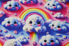 Alpenfleece Digital Happy Clouds