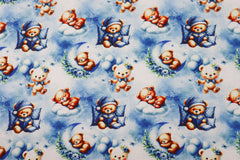 Alpenfleece Digital Sleeping Bears