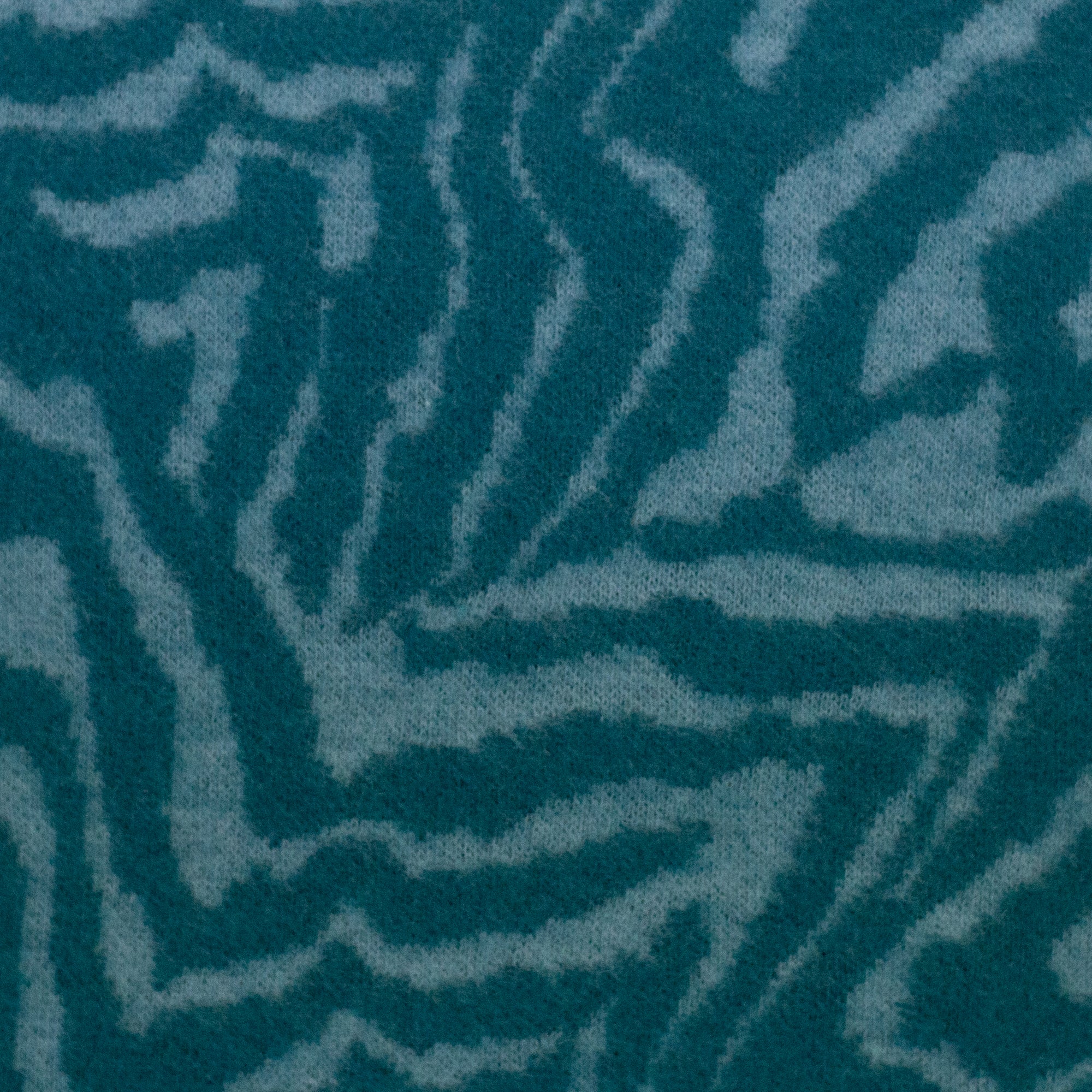 Baumwoll Jacquard Jersey Emily Animal Streifen in petrol von Swafing bei Der Buntspecht