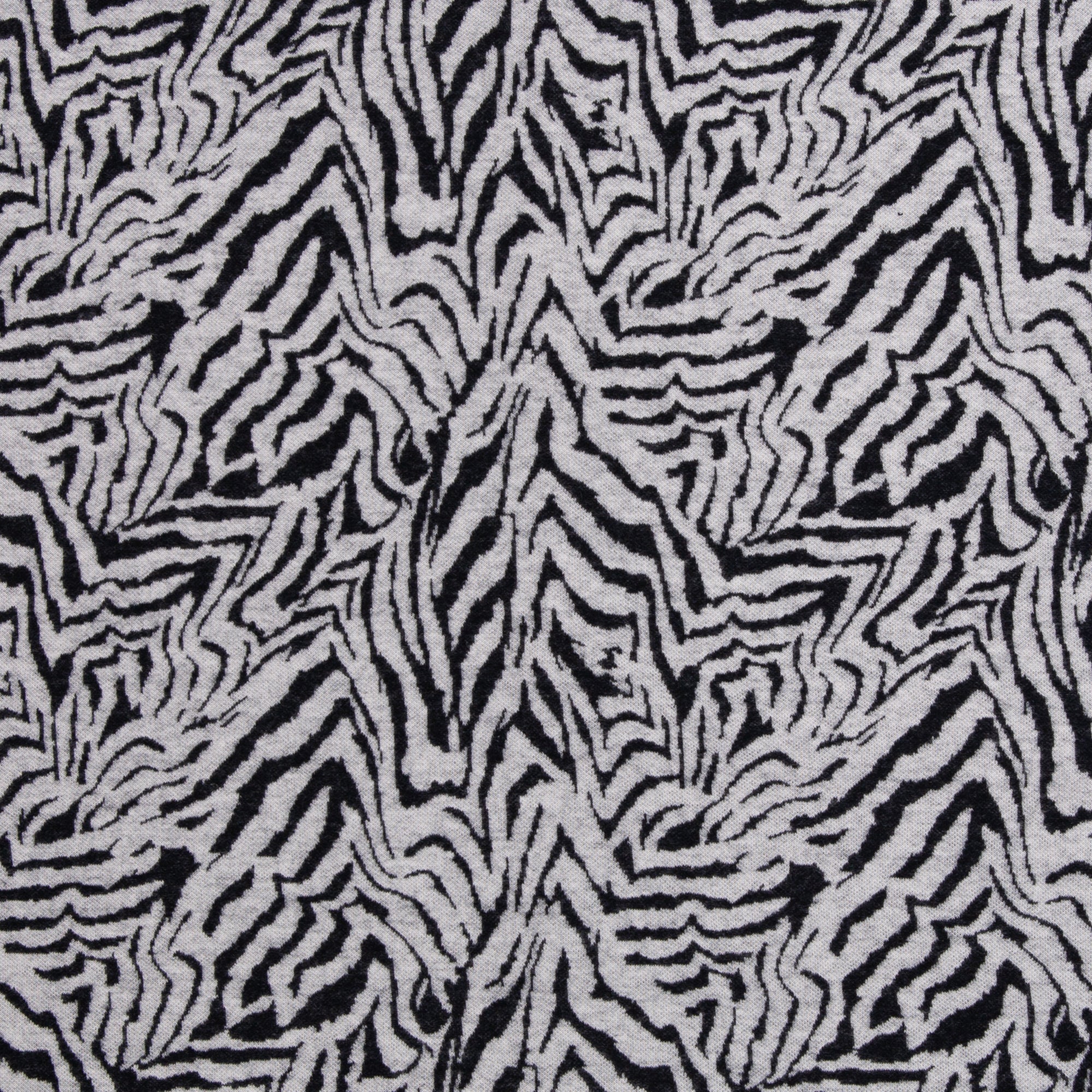 Baumwoll Jacquard Jersey Emily Animal Streifen in schwarz von Swafing bei Der Buntspecht