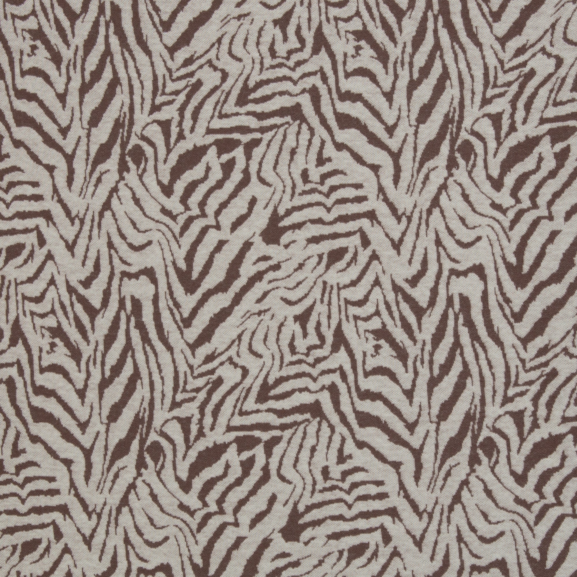 Baumwoll Jacquard Jersey Emily Animal Streifen in taupe von Swafing bei Der Buntspecht