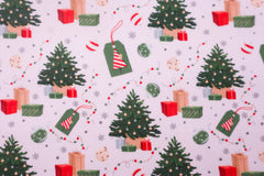 Baumwoll Popeline Weihnachten