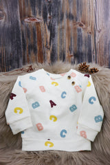 Baumwoll Strickjersey Letters by Qjutie