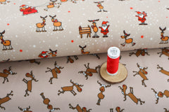 Baumwolljersey Weihnachtstraum