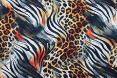 Baumwolljersey Digital Animal Mix