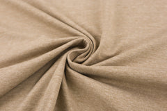 Reststück: 1,70m Baumwolljersey  meliert beige