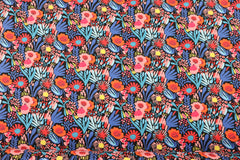 Baumwolljersey Buntes Blumenfeld