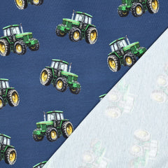 Baumwolljersey Digital Tractors by Poppy bei Der Buntspecht Shop