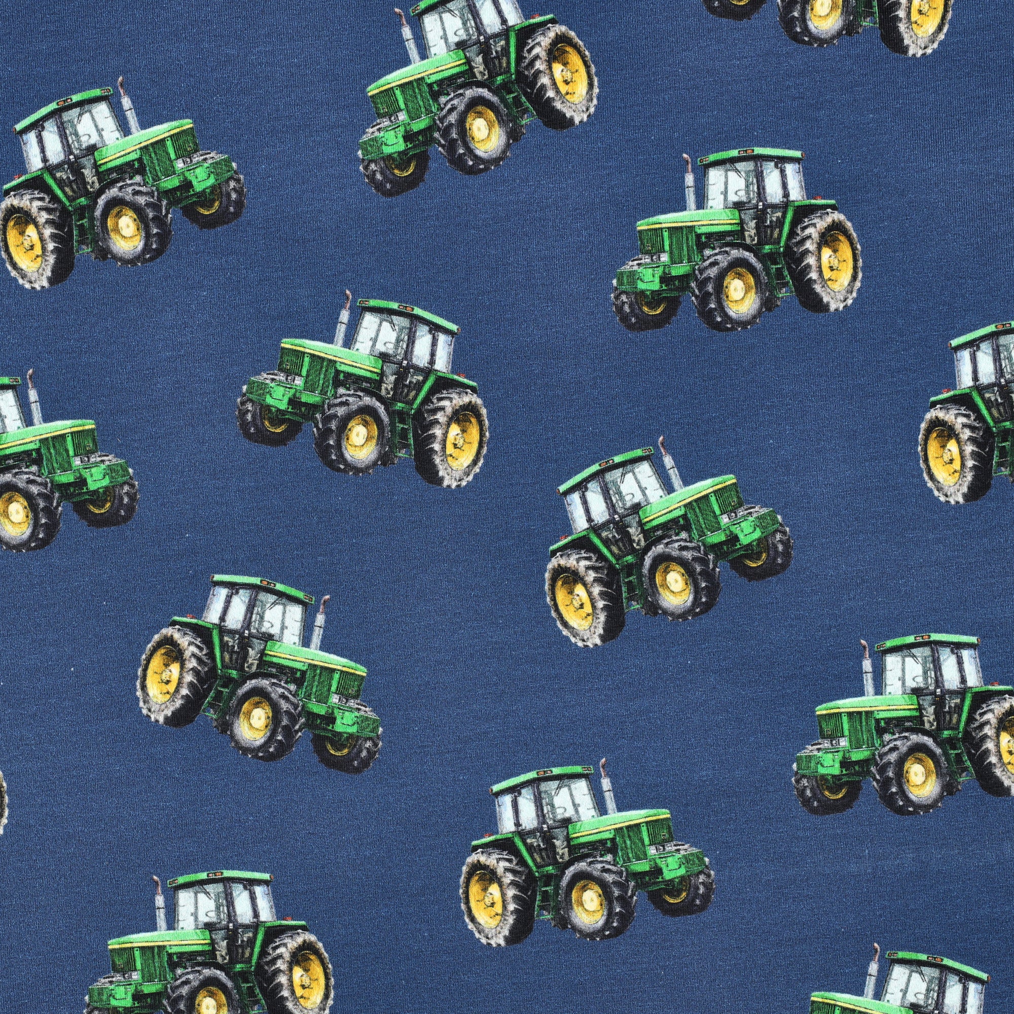 Baumwolljersey Digital Tractors by Poppy bei Der Buntspecht Shop