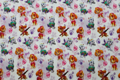 100% Baumwolle Singlejersey Paw Patrol Sky & Everest