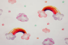 Baumwolljersey Sparkling Rainbow bei Der Buntspecht