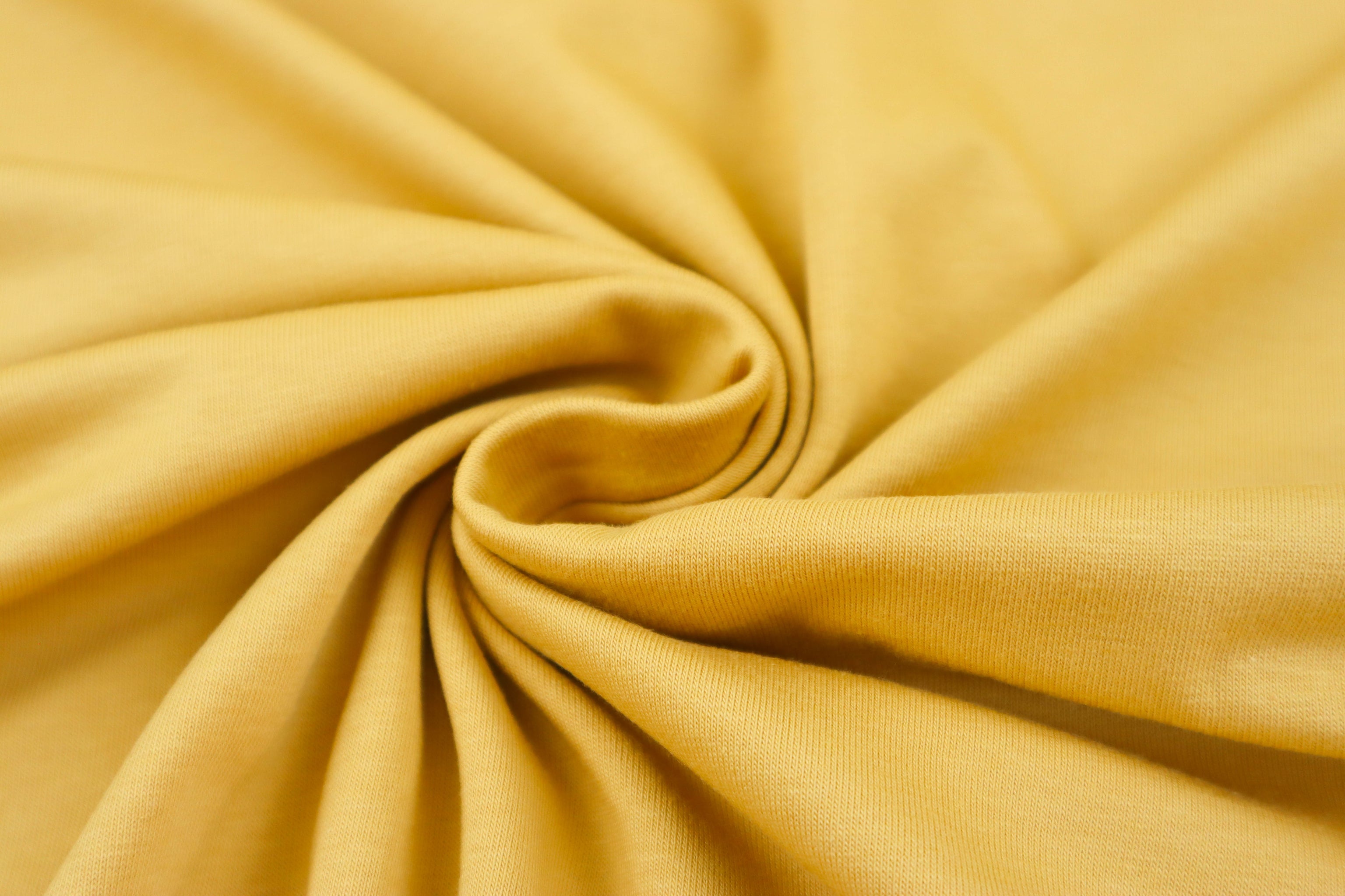 Baumwolljersey Uni Anja in gelb bei Der Buntspecht-Shop