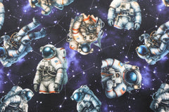 Baumwoll Popeline Digital Astronaut