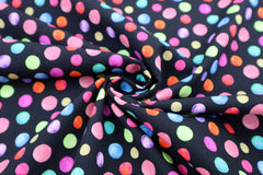Baumwoll Popeline Digital Colorful Dots