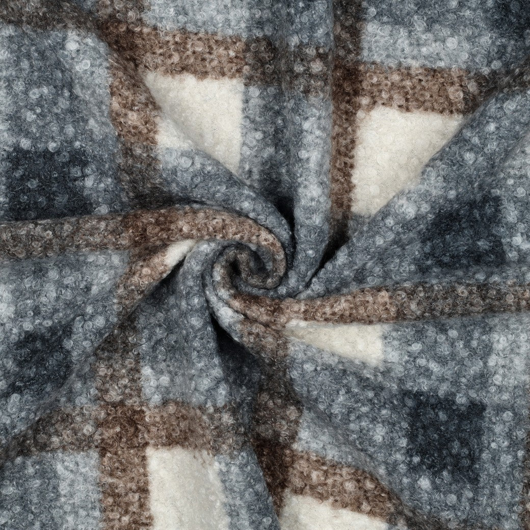 Bouclé Checks Blue by Poppy bei Der Buntspecht