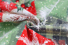 Dekostoff Christmas Patchwork