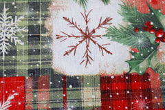 Dekostoff Christmas Patchwork