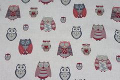 Dekostoff Cute Owls