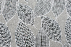 Dekostoff Striped Leaves