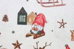 Reststück: 1,50 m - Dekostoff X-Mas Winterwonderland