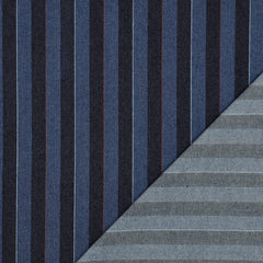 Denim Jeans Jacquard Stripes Indigo bei Der Buntspecht Shop