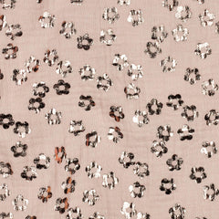 Double Gauze Musselin Foil Flowers by Poppy bei Der Buntspecht