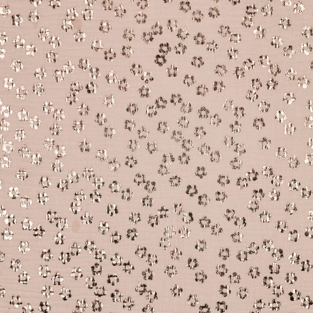 Double Gauze Musselin Foil Flowers by Poppy bei Der Buntspecht