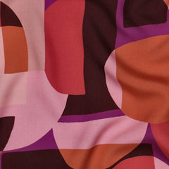 EcoVero Viskosewebware Abstrakt Pink by Poppy bei der Buntspecht