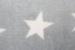 Flanell Fleece White Stars