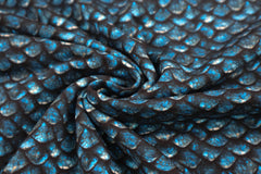 French Terry angeraut Digital Dark Scales